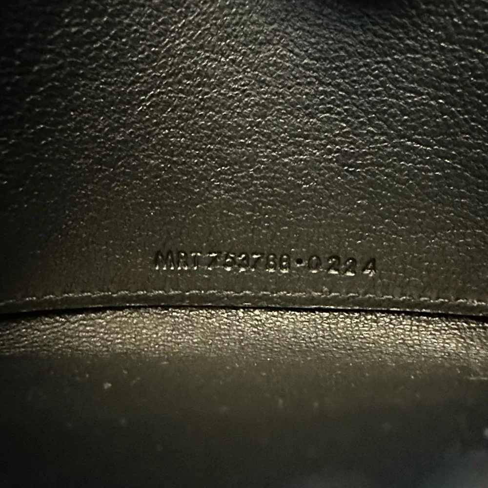 Saint Laurent Cassandre Zip Around Wallet In Lambskin - Black/Gold - Picture 6 of 6